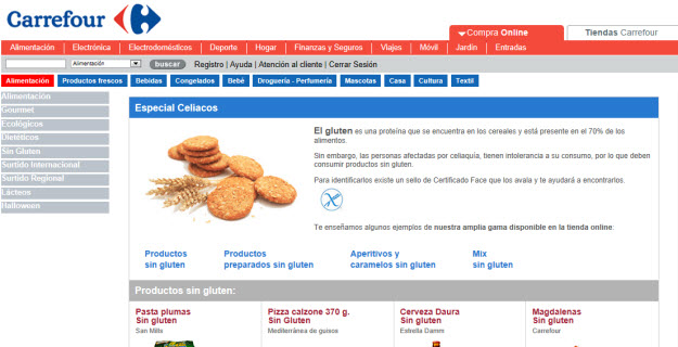 Hacer la compra en Carrefour online