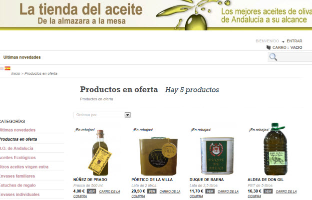 Comprar aceite Germán Baena en La Tienda del Aceite
