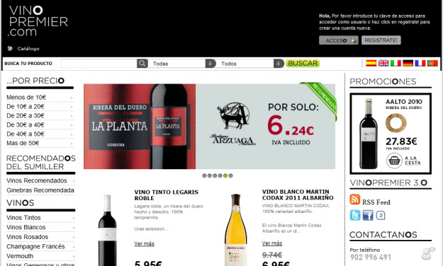 Comprar vinos espumosos por internet en Vinopremier