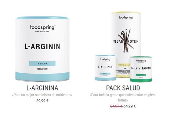 foodspring arginina